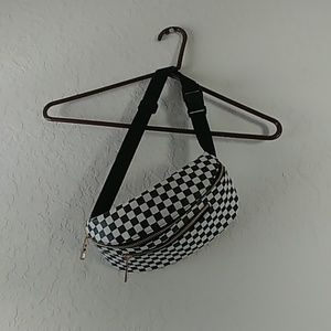 Checkered Waist bag